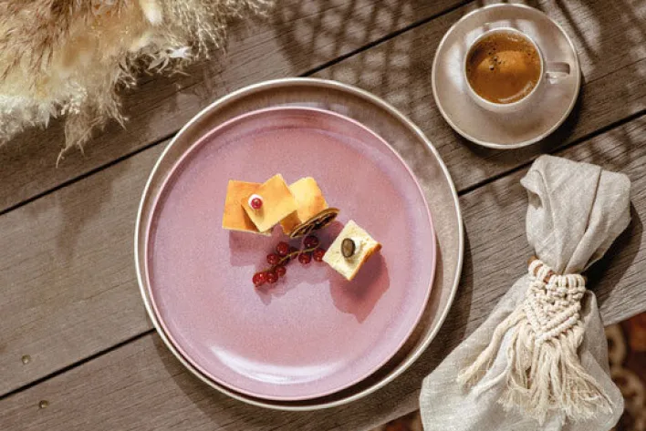 like. Dessertteller PERLEMOR CORAL rosa