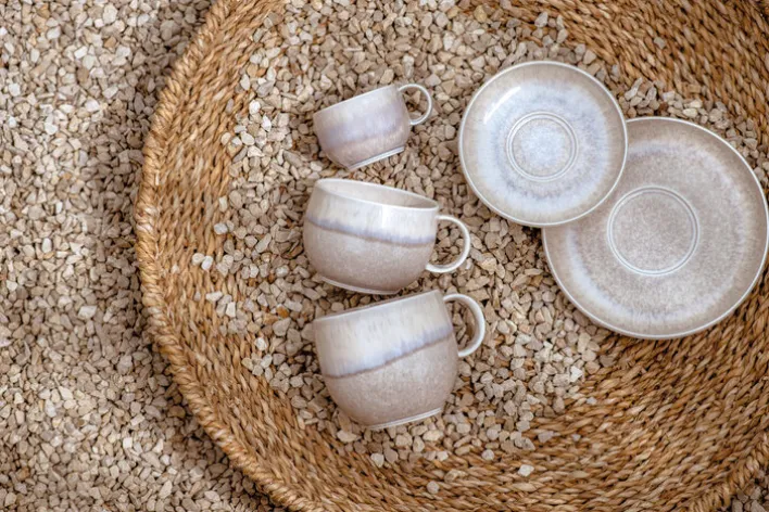 like. Kaffee-Untertasse PERLEMOR SAND braun