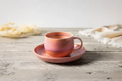 like. Kaffee-Untertasse PERLEMOR CORAL rosa