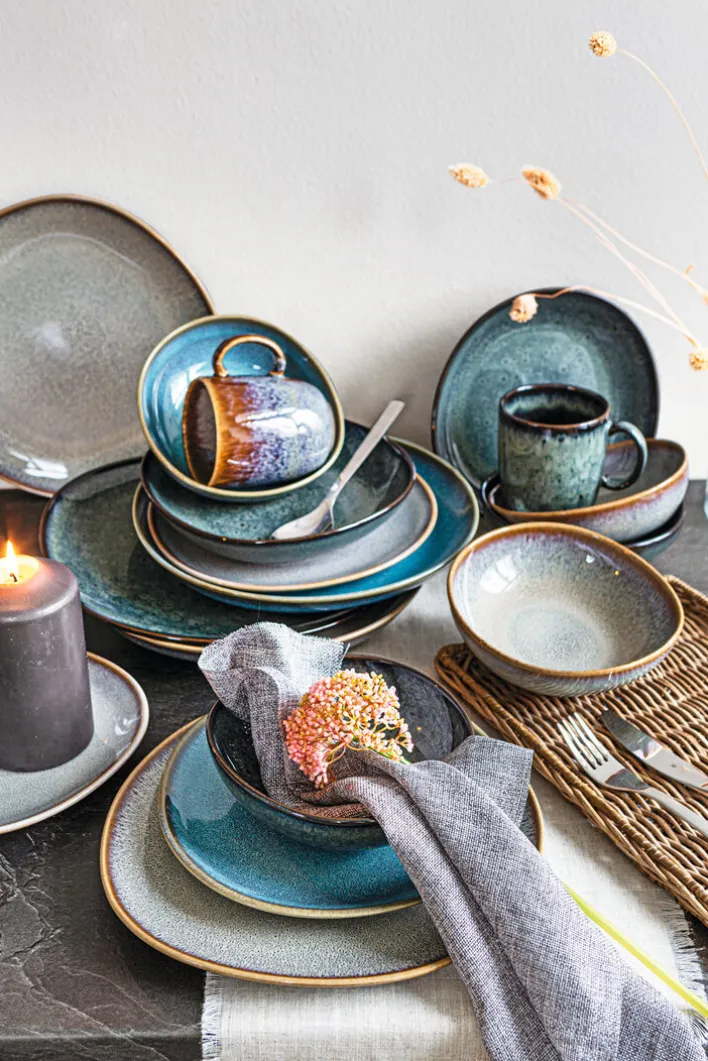 like. Speiseteller LAVE BEIGE 28 cm beige/ grau