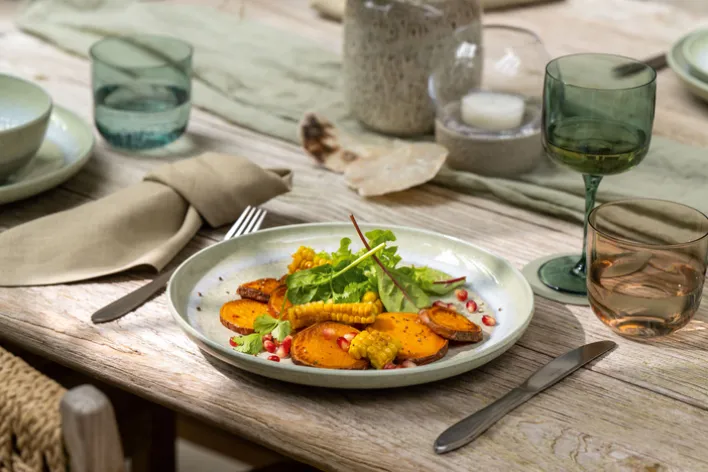 like. Speiseteller PERLEMOR ALGA grün