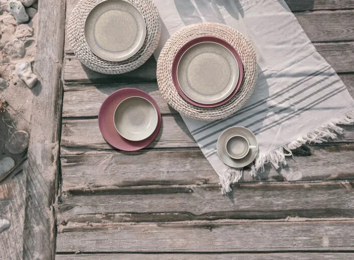 like. Speiseteller PERLEMOR CORAL rosa