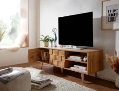 Lowboard 160 x 51 cm Eiche