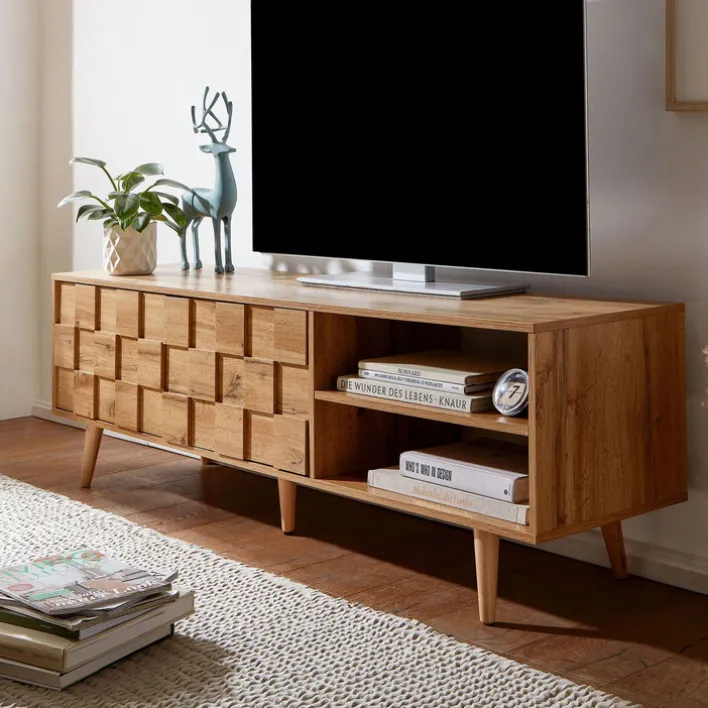 Lowboard 160 x 51 cm Eiche