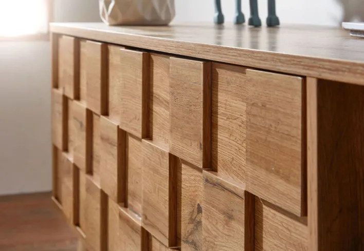 Lowboard 160 x 51 cm Eiche