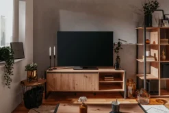 Lowboard DENVER 160 x 55 cm braun/ grau