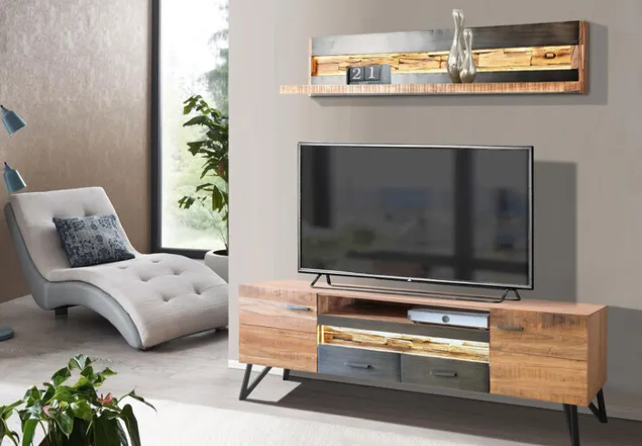 Lowboard HAWK braun /schwarz