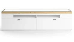 Lowboard LANCASTER 210 x 60 cm Eiche Artisan