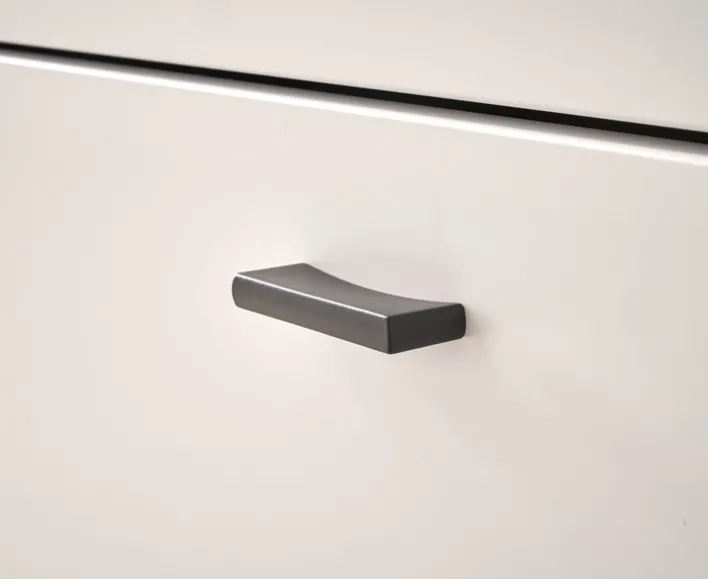 Lowboard LONG ISLAND 200 cm weiß/ Wotan Eiche