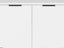 Lowboard VIDAGO 80 x 56 cm Weiß