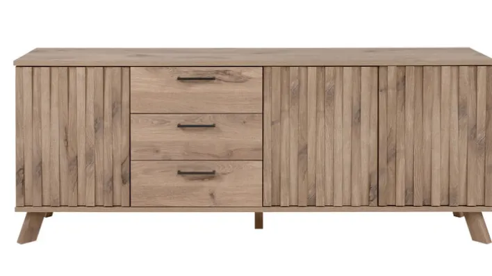 Lowboard WELLINGTON 175 x 67,8 cm Schwedeneiche