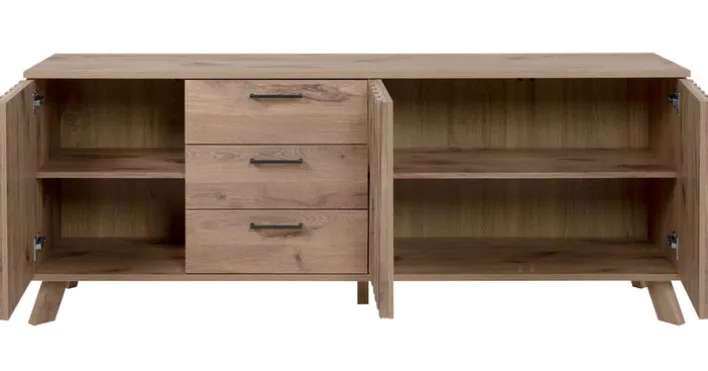 Lowboard WELLINGTON 175 x 67,8 cm Schwedeneiche