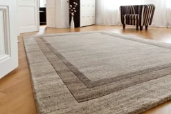 LUXOR living Schurwollteppich KUMARI 250 x 300 cm beige