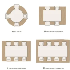 LUXOR-living Outdoorteppich LAGO 200 x 290 cm anthrazit/grau
