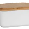 MAXWELL & WILLIAMS Butterdose BASICS mit Holzdeckel 700 ml weiß