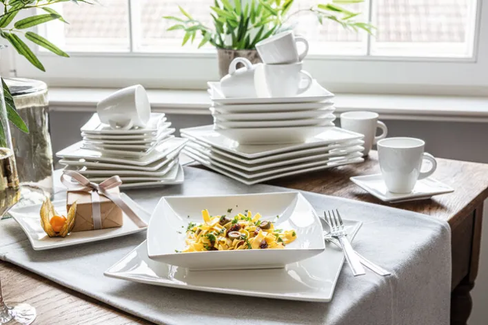 MAXWELL & WILLIAMS Kombiservice EAST MEETS WEST 30-teilig weiß