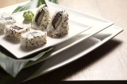 MAXWELL & WILLIAMS Teller EAST MEETS WEST 3er Set 26 cm weiß