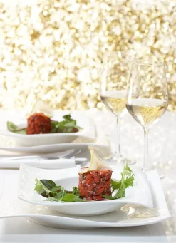 MAXWELL & WILLIAMS Teller eckig MOTION 27,5 cm weiß