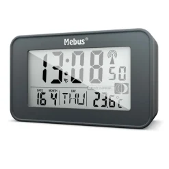 Mebus Funkwecker anthrazit