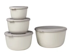 MEPAL Aufbewahrungsbox CIRQULA II 4-teilig Kunststoff nordicwhite