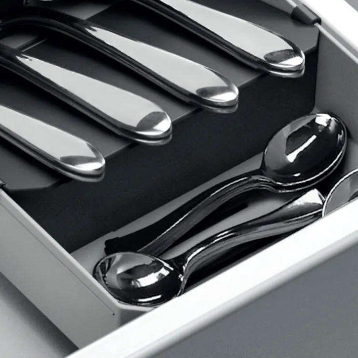 metaltex Besteck-Organizer UNI-FIT Kunststoff Grau