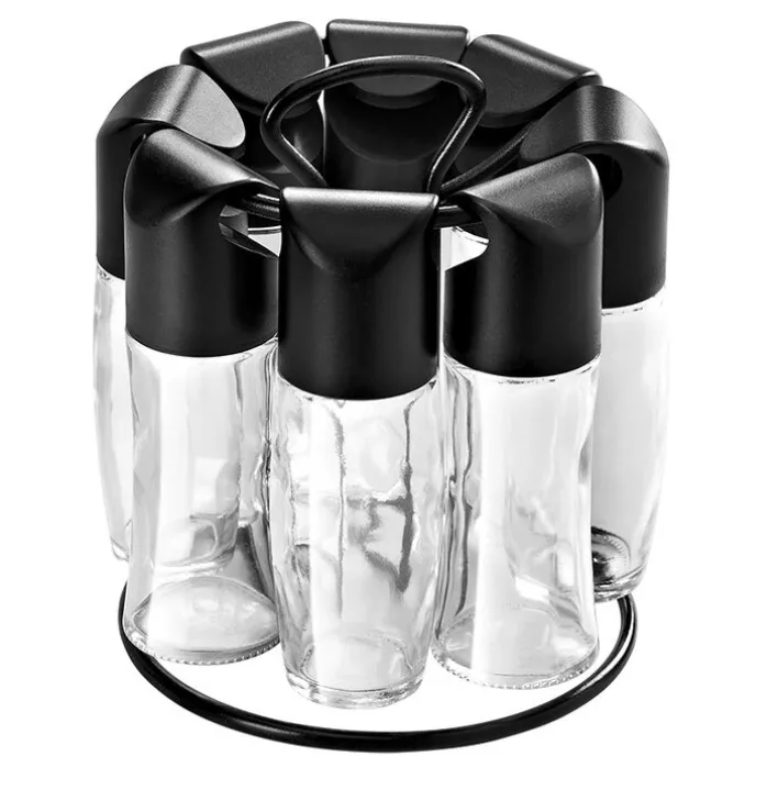 metaltex Gewürzständer SPICE-8 schwarz