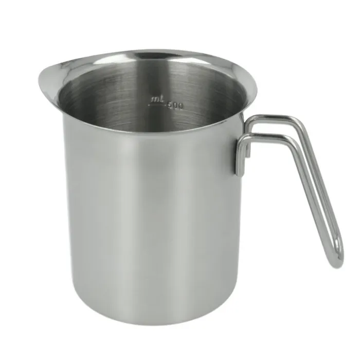 metaltex Milchkrug 700 ml silberfarbig