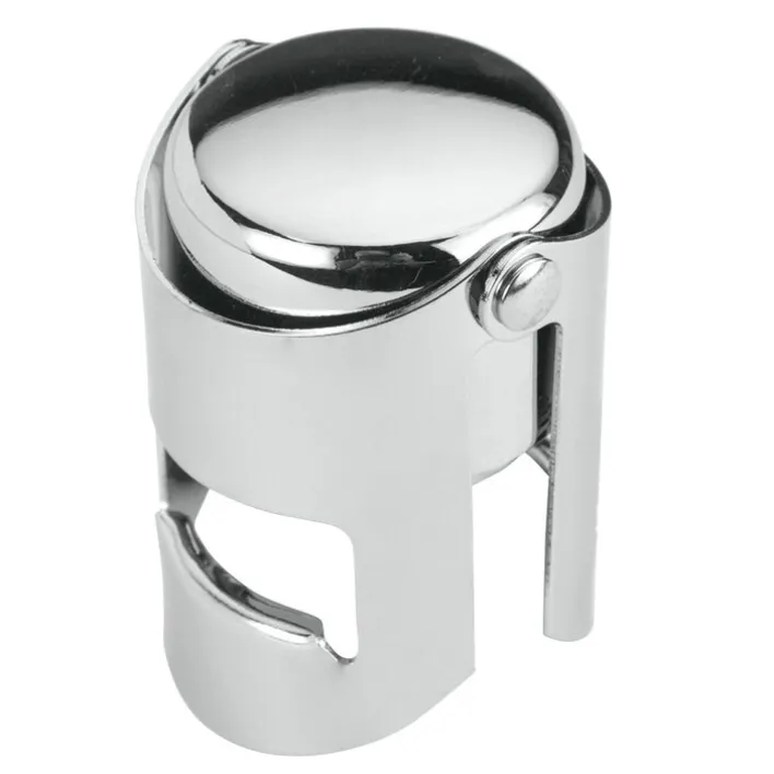 metaltex Sektflaschenverschluss chromfarbig