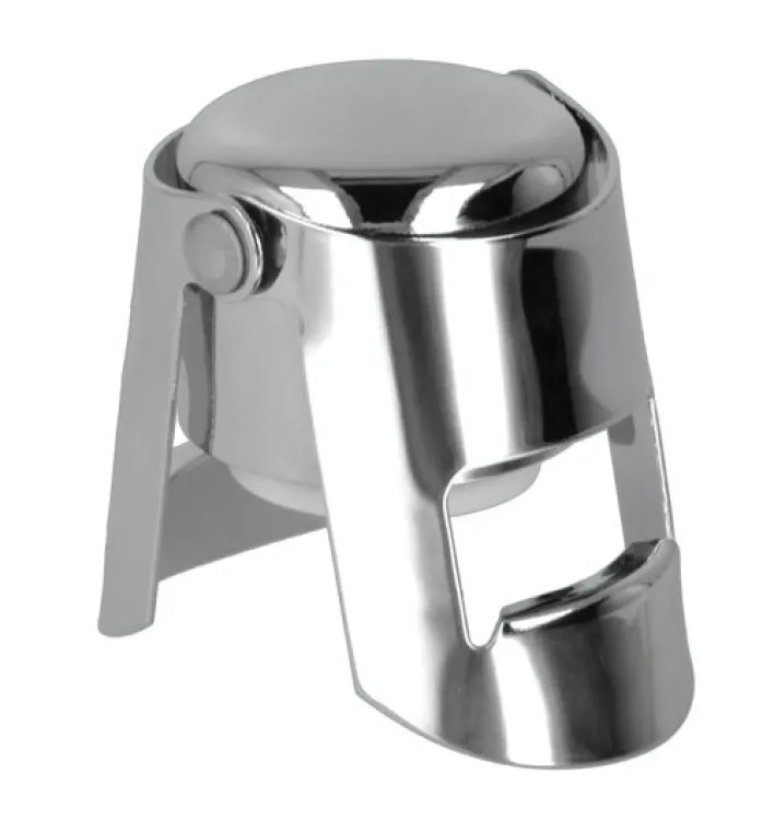 metaltex Sektflaschenverschluss chromfarbig