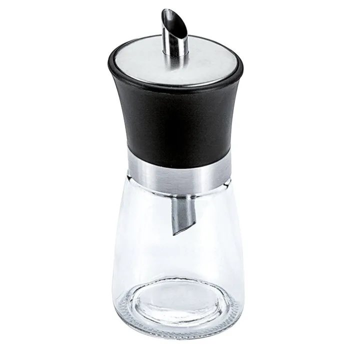 metaltex Zuckerstreuer 150 ml schwarz/silberfarbig