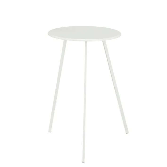 MICA DECORATIONS Beistelltisch SEATLE 58 cm weiß