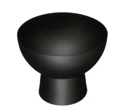 MICA DECORATIONS Schale VULCANO 20 cm schwarz