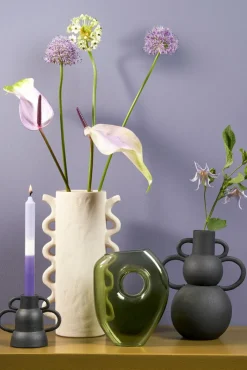 MICA DECORATIONS Vase JAY 22 cm grün