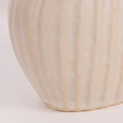 MICA DECORATIONS Vase SAUL 21 cm creme