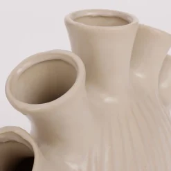 MICA DECORATIONS Vase SAUL 21 cm creme