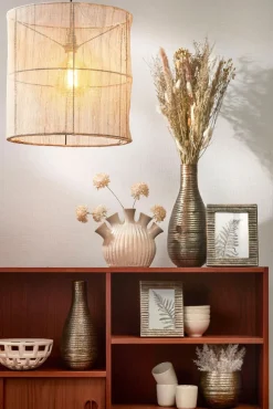 MICA DECORATIONS Vase SAUL 21 cm creme