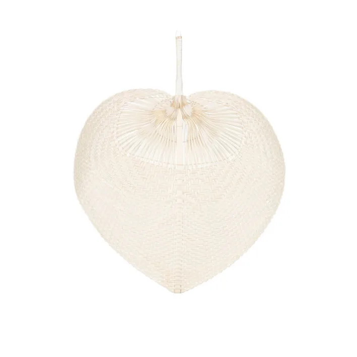 MICA DECORATIONS Wanddeko Fächer 50 x 56 cm beige