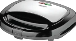 MICHELINO Sandwichmaker schwarz/ silberfarbig