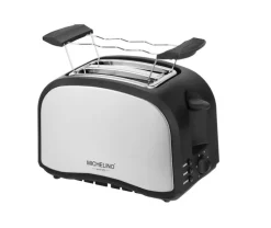 MICHELINO Toaster 74370 Edelstahl 800 Watt