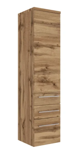 Midischrank DAVOS 30 x 130 cm mit Schubkästen Wotan Eiche
