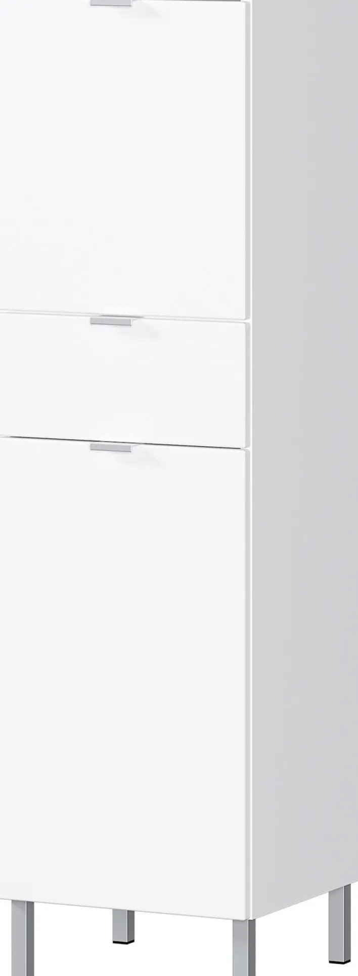 Mittelschrank FEY 34 x 120 cm Weiß/ HG Weiß