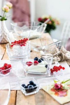 montana Schale :CARRE 6er Set 6,5 cm klarglas