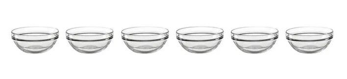 montana Schale :TREND 6er Set 12 cm 170 ml transparent