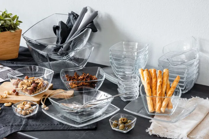 montana Teller CARRE 19 x 19 cm klarglas