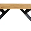 Musterring Esstisch TAMINA 200 x 100 cm schwarz /Eiche massiv
