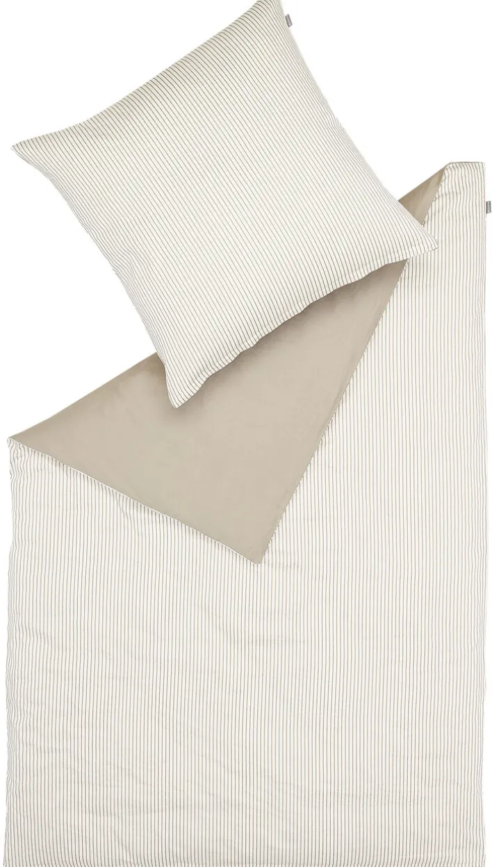 Musterring Satin-Bettwäsche MR-BASIC 135 x 200 cm grau