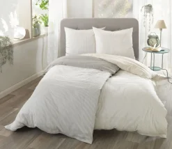 Musterring Satin-Bettwäsche MR-BASIC 135 x 200 cm grau