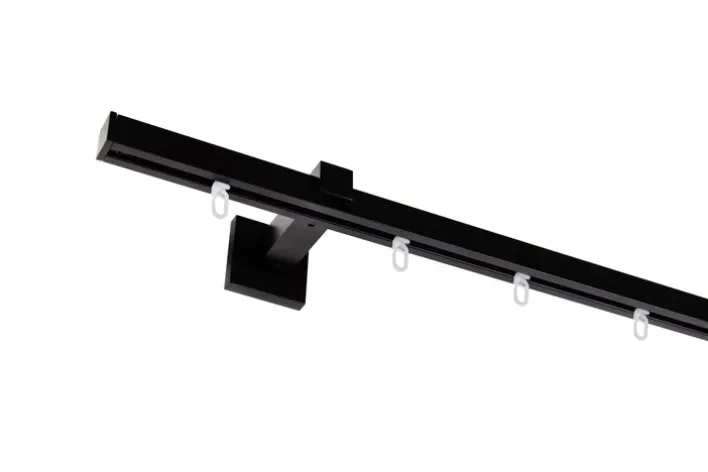 my deco Innenlauf-Komplettgarnitur SQUARE 240 cm schwarz