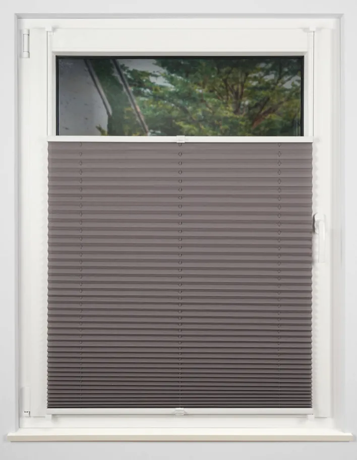 my deco Plissee 70 x 130 cm grau