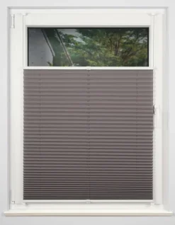 my deco Plissee 95 x 130 cm grau